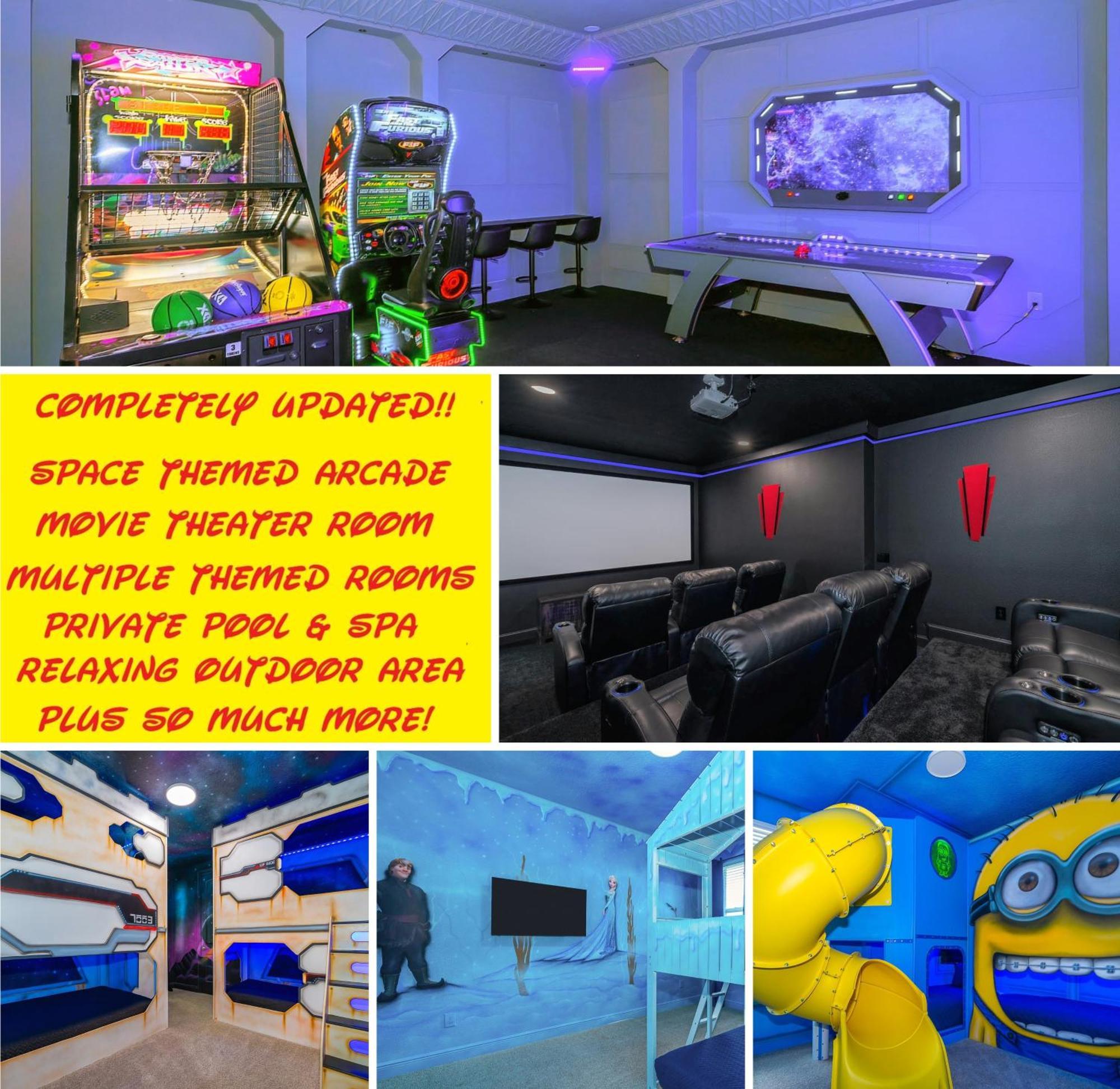 Epic Family Fun! Games & Theme Room, Pool - Encore Resort, Near Disney Orlando Buitenkant foto